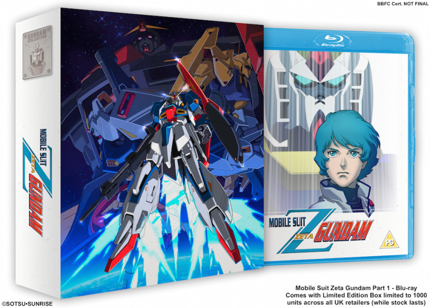 Mobile Suit Zeta Gundam Part 1 Blu-ray - coming August 2016