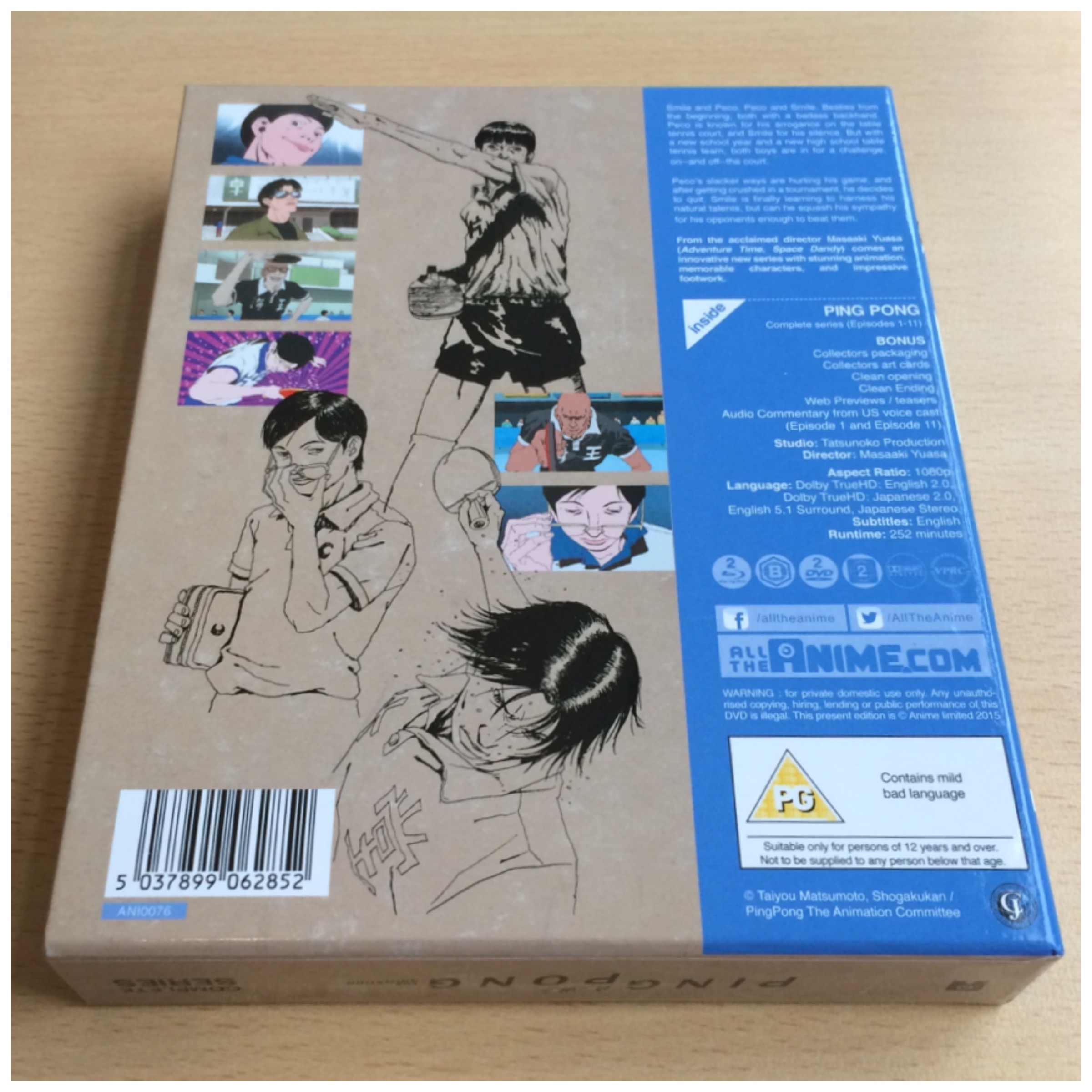 Ping Pong The Animation: The Complete Series (Blu-ray) 