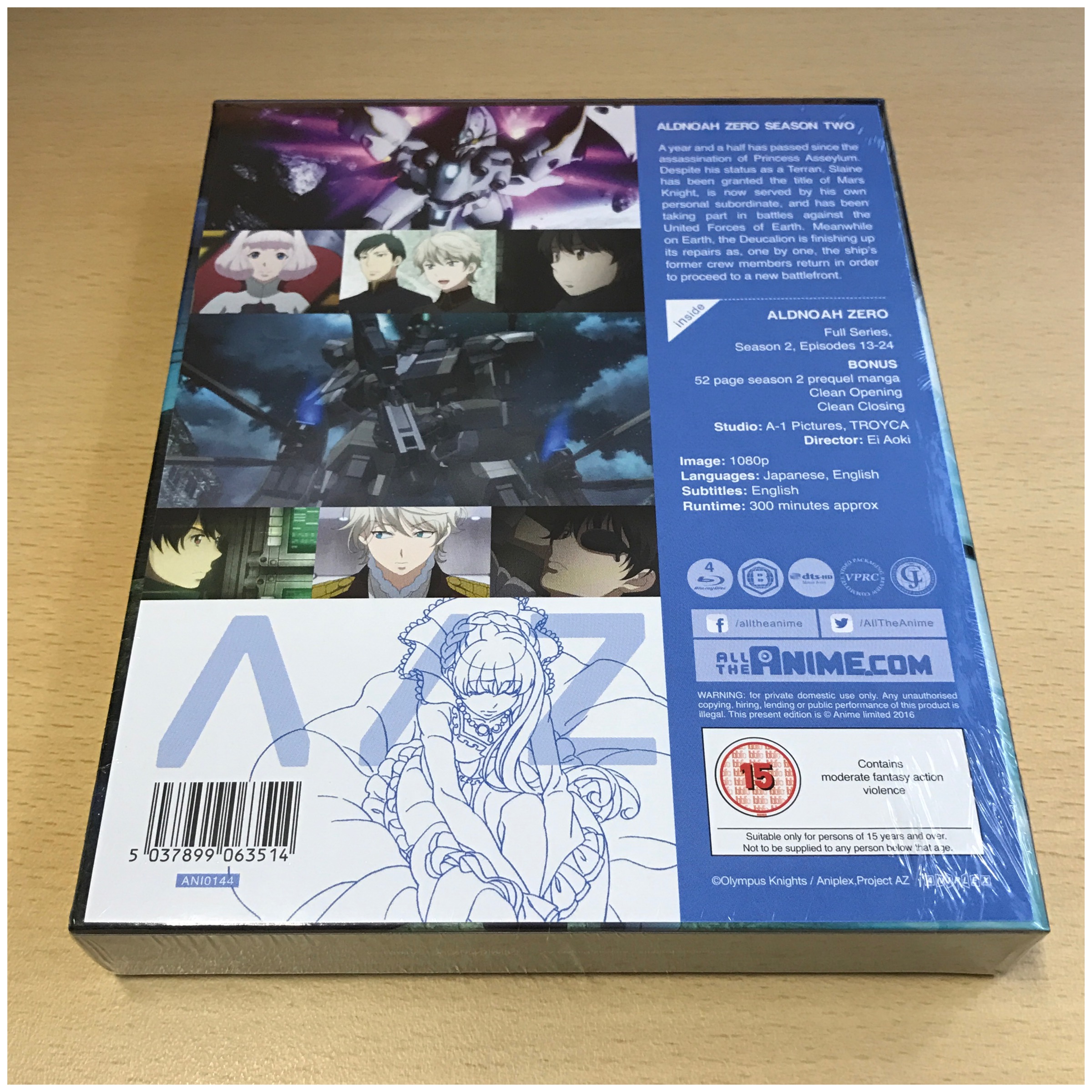  Aldnoah Zero Part 2 - Standard (Blu-Ray) : Movies & TV