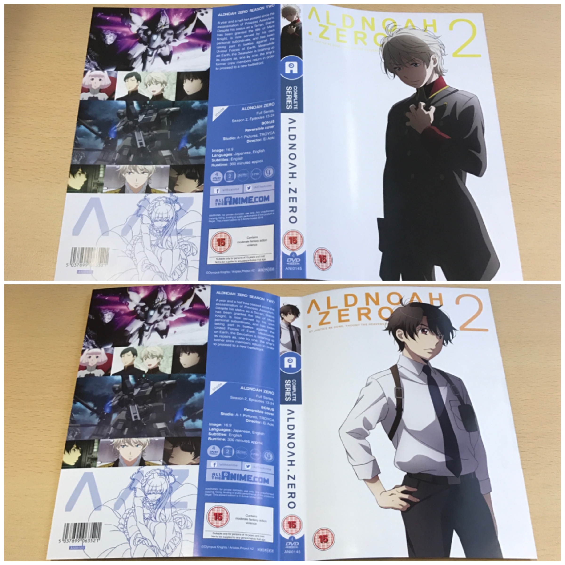 ALDNOAH.ZERO Set 4 BLURAY (Limited Edition) (Eps #19-24)