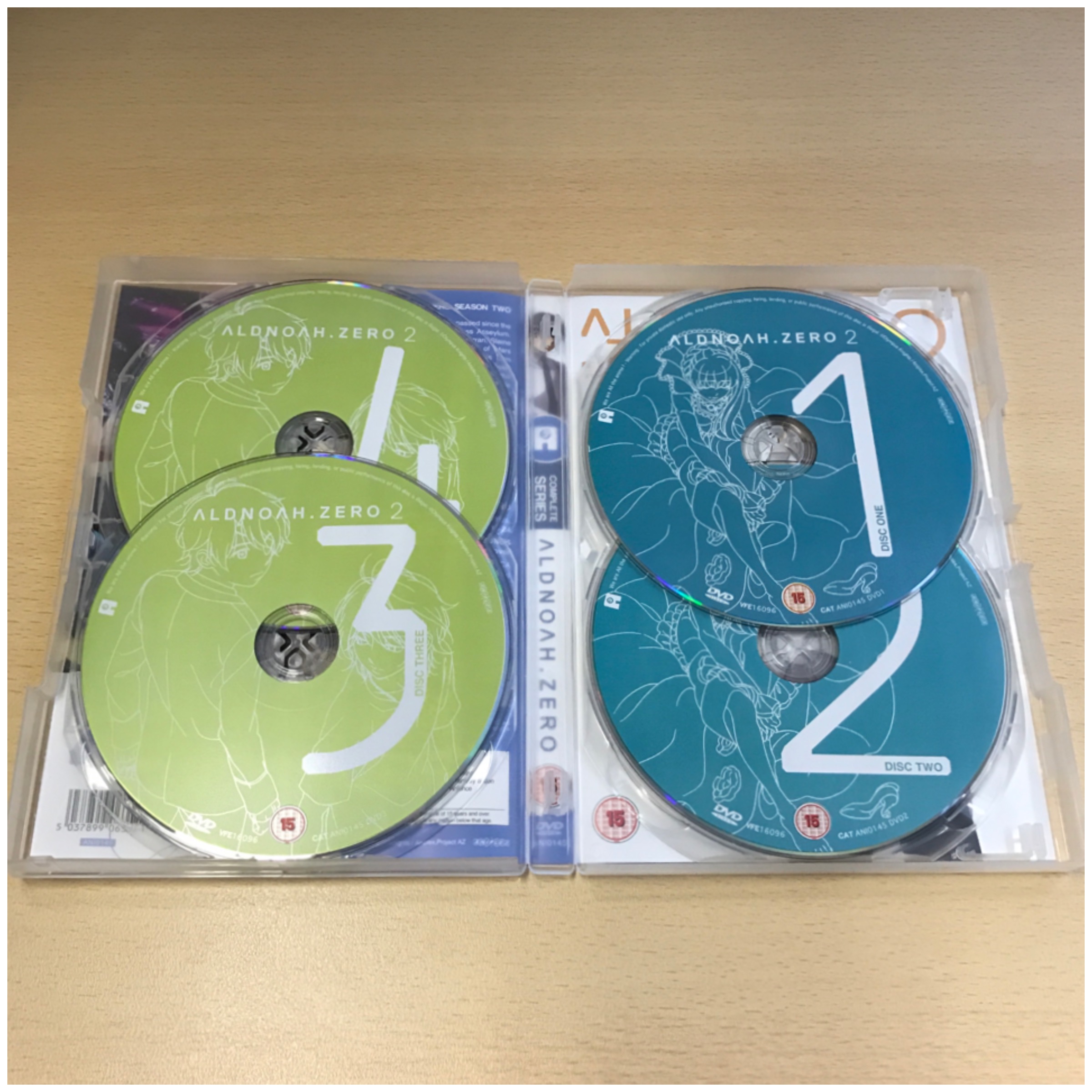  ALDNOAH.ZERO Set 2 BLURAY (Limited Edition) (Eps #7-12