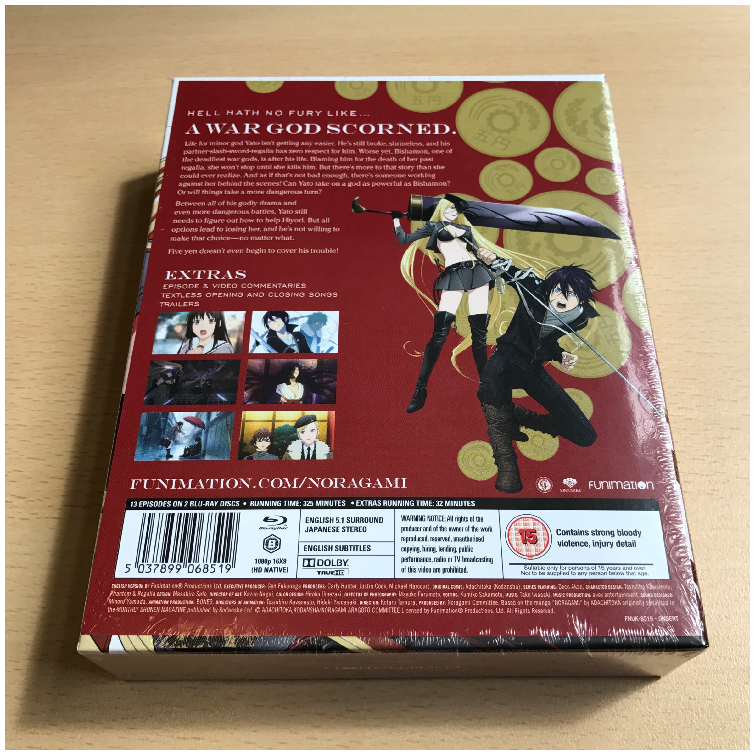 Noragami Aragoto Season 2 Episodes 1 to 13. [DVD]