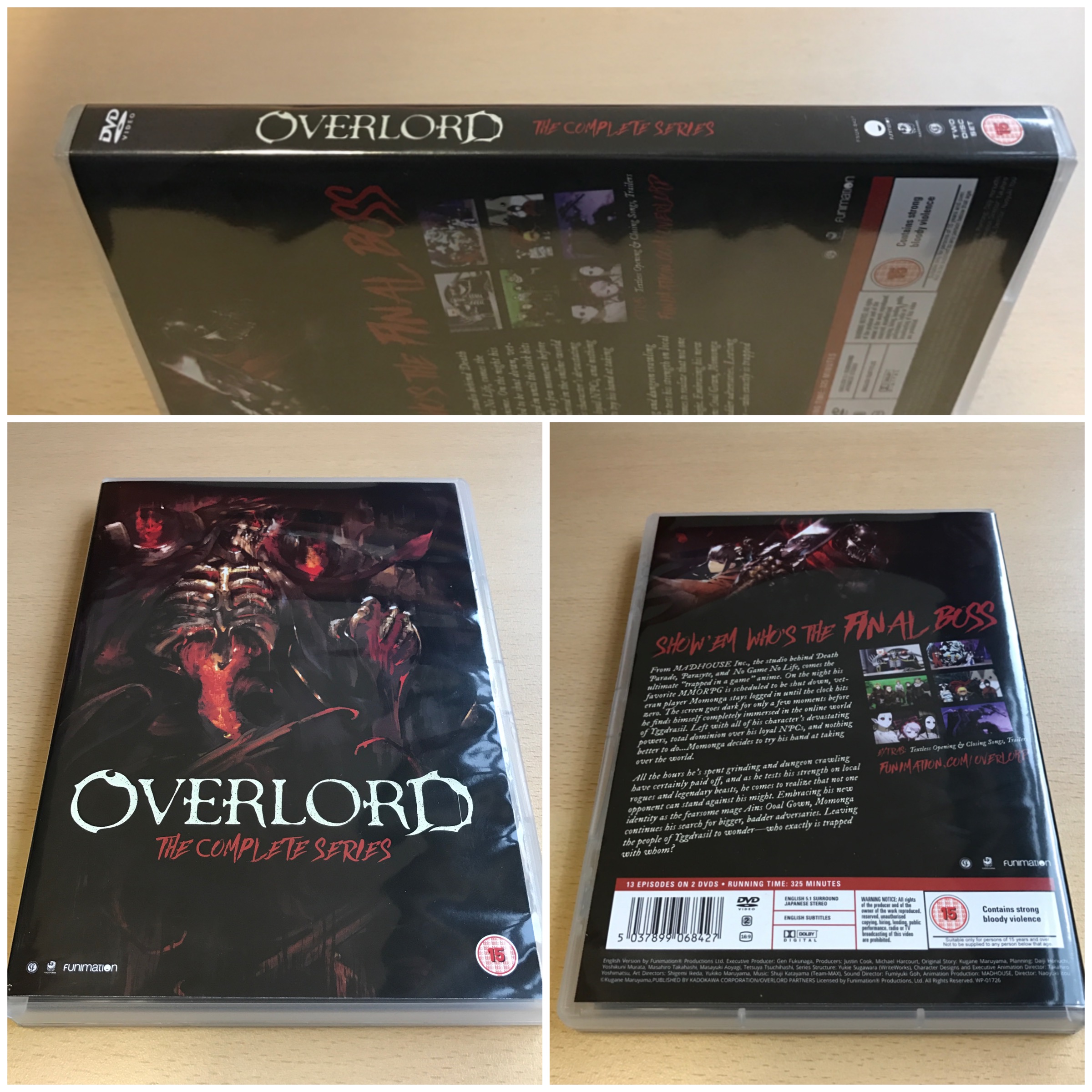 Overlord Complete DVD – Box (All 13) Talking Anime [DVD] [Import] [PAL,  Play Environment before ordering]