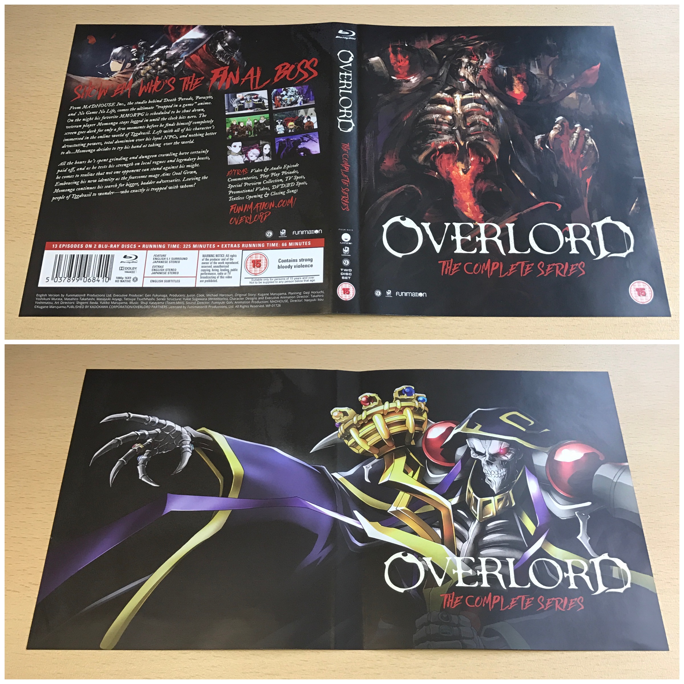  Overlord Complete DVD – Box (All 13) Talking Anime