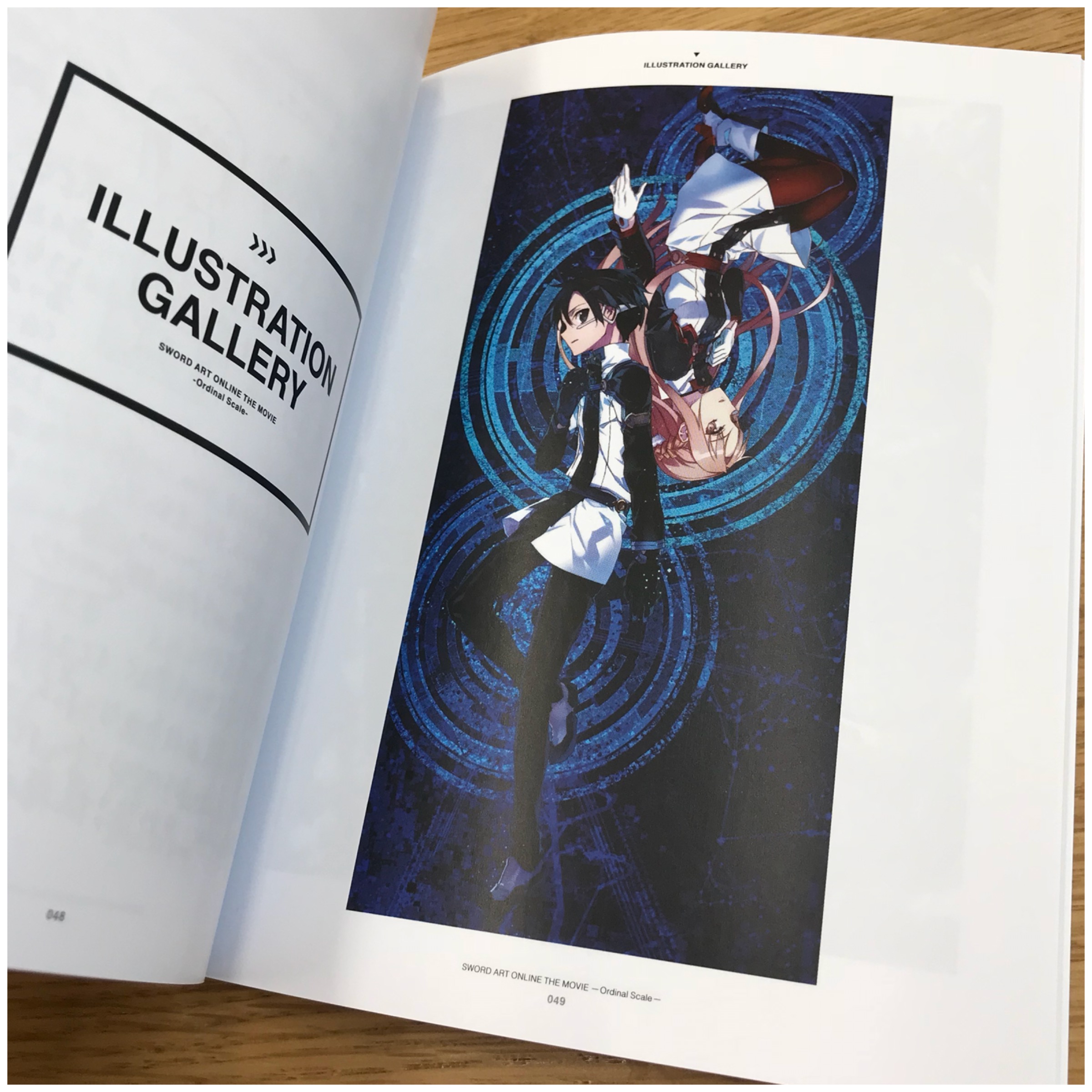 Sword Art Online The Movie Ordinal Scale official Animation Art Works Book 