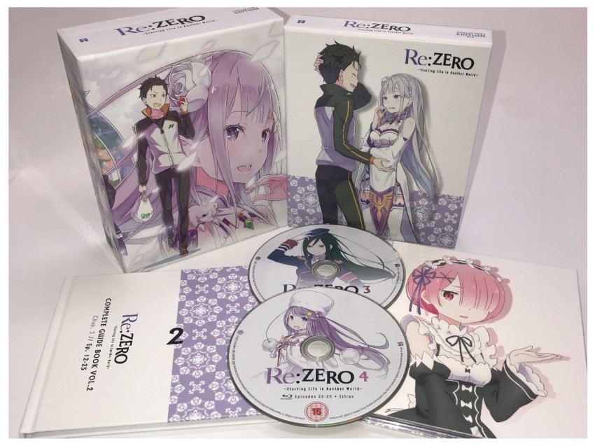 Re:ZERO Part 2 Blu-ray Ltd Collector's Edition set w/ AllTheAnime.com & Zavvi.com Exclusive Ltd Ed Bonus Box