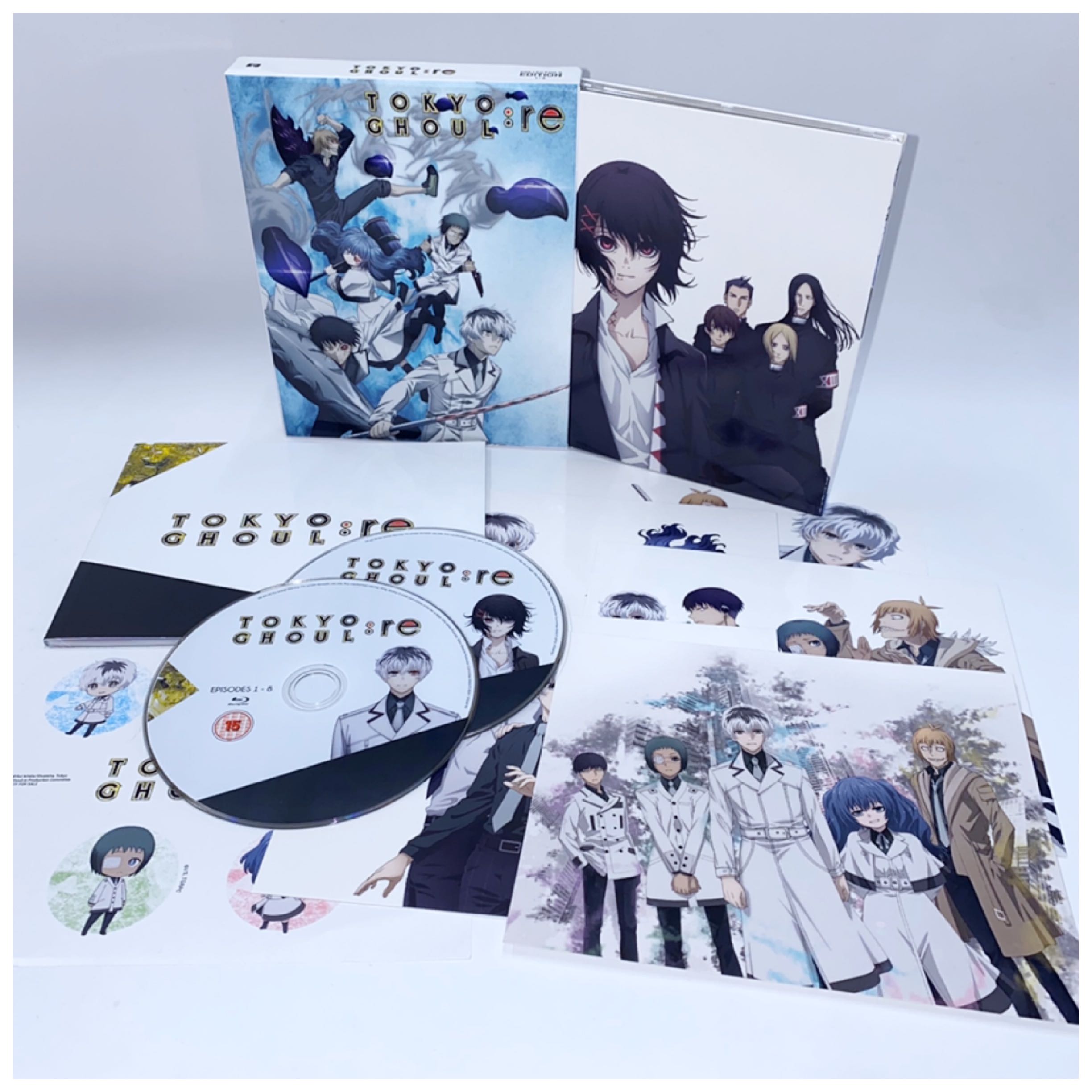 Tokyo Ghoul:Re Part 1 Edition Collector 2 Blu-Ray + B.O.S + Book New R2