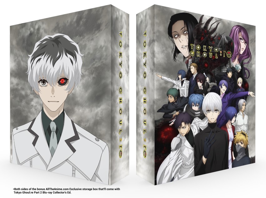 The Bonus box that will come with the AllTheAnime.com version of Tokyo Ghoul:re Blu-ray Collector's Edition