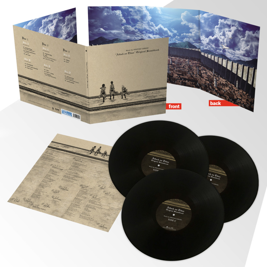 Attack on Titan: Season 1 Official Soundtrack Vinyl - Regular Edition
