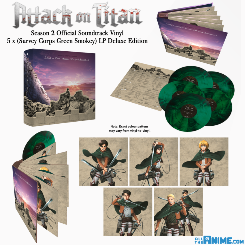 Attack on Titan Season 2 soundtrack comes to vinyl – All the Anime