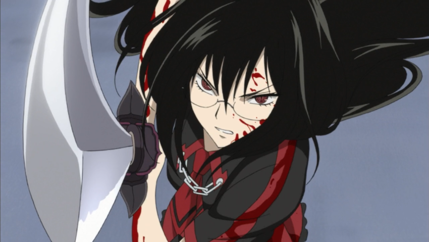 HD wallpaper Anime BloodC one person lifestyles red headshot  portrait  Wallpaper Flare