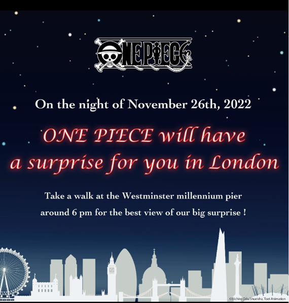 One Piece lights up London! – All the Anime